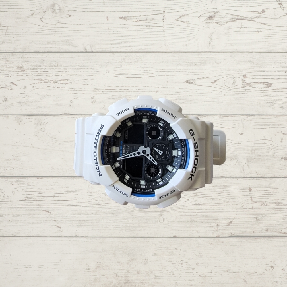 Men's White G-Shock Watch